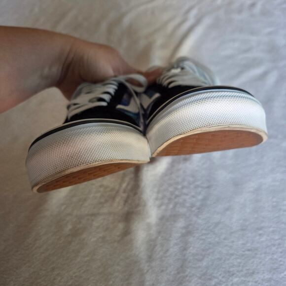 Vans Kyle Walker Blk Blue Tie Dye Suede Shoes Sneakers M6.5 W8 Galaxy - Picture 6 of 9